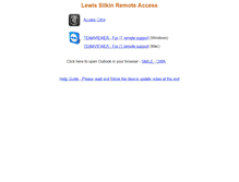 Tablet Screenshot of lewissilkinonline.com